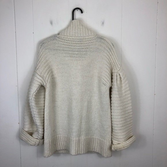 Benetton Wool Mohair Chunky Knit Sweater Sz M - Picture 11 of 16